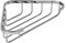 Croydex Porte-Savon d'angle en Acier Doux plaqué Chrome antirouille, Argent