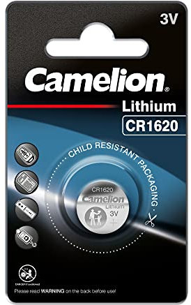 Camelion 13001620 - Pila de botón de litio, 3 V