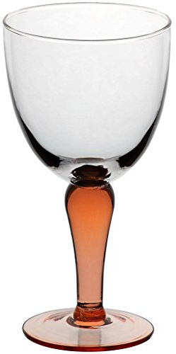CRISTALICA Eisschale Dessertschale Eisbecher Glas Campania Altrosa 22,5 cm Gelato Vero