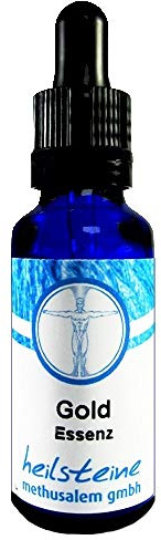 Gold Edelstein Essenz 50ml, alkoholkonserviert mit Anleitung + Täschchen