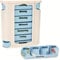 4 Stück Pillendosen Medikamentendosierer Pillenbox Tablettendose Tablettenbox Wochendispenser für Pillen 7 Tage von M&H-24
