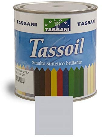 SMALTO SINTETICO TASSOIL LT.0,75 PER ESTERNO/INTERNO LEGNO/FERRO (GRIGIO PERLA)