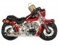 Impuls Christbaumschmuck Figuren Glas Transport Fahrzeuge Motorrad 7.5cm