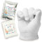 Lucky Hands Kit de Moulage 3D | Fabriqué en UE | Masse de moulage rapide spécialement pour bébés et poudre de coulee pour mouler les mains et les pieds (Kit Bébé DIY)