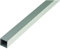 Alberts 471682 Tubo Quadrato, Alluminio, anodizzato Argento, 1000 x 50 x 50 mm