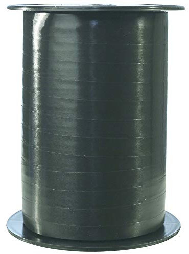 Clairefontaine 601729C Spule Geschenkband glatt (500 m x 7 mm, ideal für Bastelprojekte und Geschenke) 1 Stück schwarz