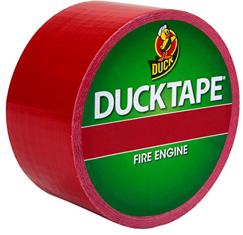 Duck Tape Ruban Adhésif de Masquage Couleurs Rouge Pompiers 48 mm x 9.1m