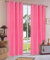 Mikrofaser Vorhang blickdichte Matte unifarbene Gardine, Pink Ösen, 175x140 Schal. Material aus Microsatin-Gewebe., 204000