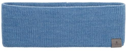 LIERYS Mono Stirnband Damen/Herren 8 cm breit - Made in Germany - dreilagiges Strickband gefüttert mit Baumwolle - Rippstrick Ohrenwärmer 54-60 cm - Ohrenschutz Herbst/Winter