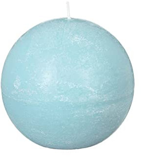 Rustic Kerze, Kugel, Durchm. 10 cm – blau