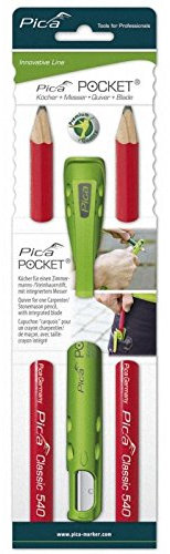 Pica Pocket mit 2 Zimmermannstiften 24cm