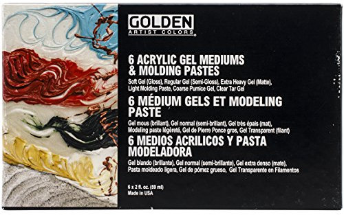 Golden Introductory Acrylic Gel Mediums and Molding Paste Set