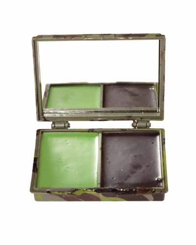 Mil-Tec Kamouflage smink-16350000 Kamouflage Makeup Grön/Svart One Size