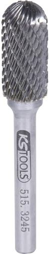 KS Tools 515.3245 HM Walzenrund-Frässtift Form C, 12mm