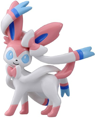 TAKARA TOMY - Pokemon Moncolle Mini Figure - M-096 Sylveon NINFA - Go Catch 'Em All - Figures StaticheFigures Statiche