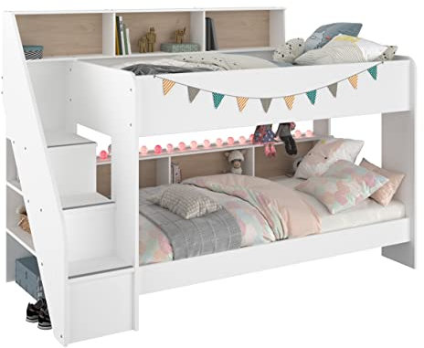 Etagenbett mit Bettschubkasten Bibop 21 Parisot