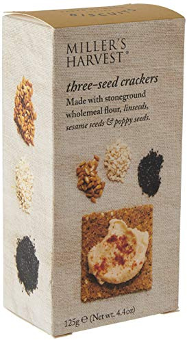 Artisan Biscuits Three Seed Crackers, 125g, Packaging may vary