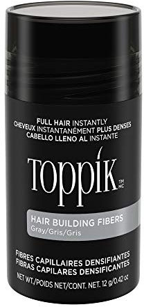 TOPPIK Hair Building Fibers Gray, 1er Pack (1 x 12 g)