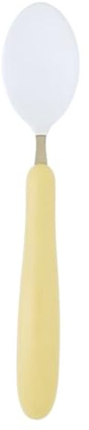 HOMECRAFT Caring Cutlery , Ivory Handle Soft Coated Teaspoon (Eligible for VAT Relief in the UK) Stainless Steel Eating Utensil , Silverware for Weak Grip , Restricted Movement , Elderly , Disabled