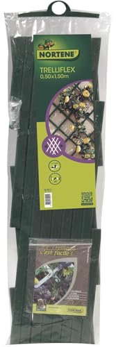 Treillis extensible en PVC 0,5 x 1,5 m gris TREILLIFLEX