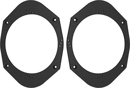 Speaker Adapter Spacer Rings SAK006_55 Universal 5x7 or 6x8 to 6 1/2 6.5 Speaker Adapter Spacer Rings - 1/2 Thick - 1 Pair - SAK006_55