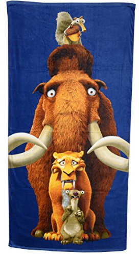 Ice Age 5 Kollision voraus! Strandtuch / Badetuch Family 150x75 cm, Lizenzprodukt