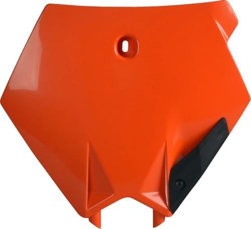 Polisport 8660900002 Kunststoff Nummer Teller für KTM 125 SX (03-04), Orange, 10 Stück