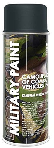 Deco Color 1 Stück 400ml Militär Army Militärlack Lackspray Nato Farbe wählbar (panzergrau RAL 7016)