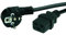 VALUE Netzkabel Schutzkontakt- IEC320-C19 16A, schwarz, 3 m