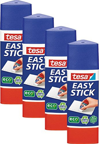 4er Sparbundle Tesa Stick ecoLogo dreieckig, ökologisch, 25g