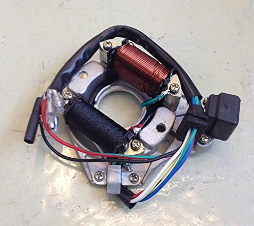 PLATEAU / STATOR / PLATINE ALLUMAGE 2 BOBINES 6 FILS QUAD BIG FOOT 110CC 125CC