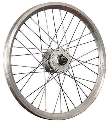 20 Zoll Vorderrad Dynamic 3 Shimano DH-3C3000 Nabendynamo Silber