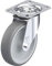 Blickle 605576 Rotella girevole per apparecchiature, Ø 125 mm