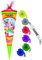 alles-meine.de GmbH Schultüte - Sorgenfresser - 70 cm - rund - incl. Namen und individueller Schleife - Filzabschluß - Zuckertüte - mit/ohne Kunststoff Spitze - für Mädchen..