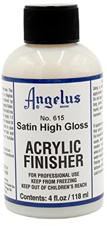 Angelus Brand Acrylic Leather Paint Satin Finisher No. 615 - 118.3ml