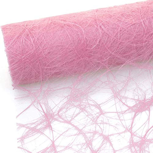 Deko AS GmbH Sizoweb Tischband rosa 20 cm Rolle 25 Meter 64 014-R