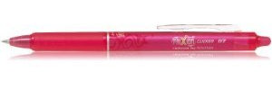 Pilot 12 Stück einziehbar Tintenroller Frixion Ball Clicker 0,5 Rosa