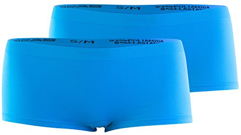 Yenita 2er oder 6er Pack Damen Seamless Microfaser Pantys, Hipster, Shorts, Hot Pants, Slips
