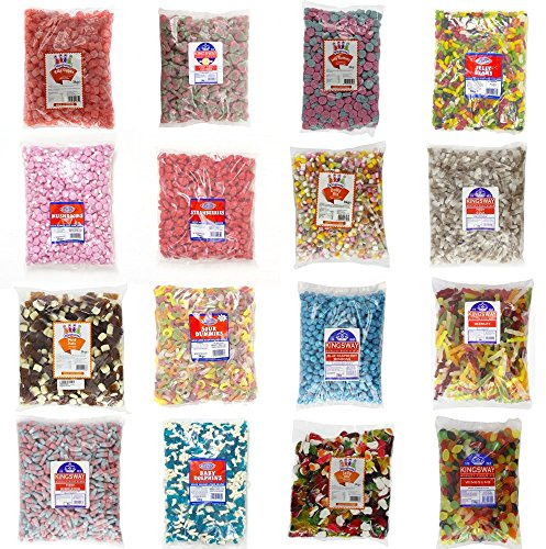 KINGSWAY CANDY SWEETS - Over 300 Different Sweets & Weights to Choose From (Fruity Caramels, 500g)