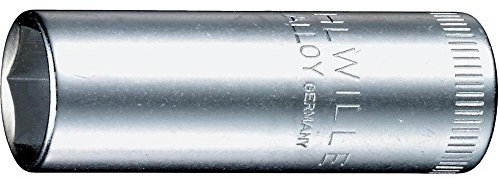 STAHLWILLE Nr. 40L Steckschlüsseleinsatz 6,3 mm (1/4) Schlüsselweite 13 mm L.50 mm AS-drive, HPQ-Hochleistungsstahl, verchromt