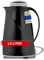 Helios Wave Thermoskanne Schwarz 1,5L - 6h Heiß - Hält Getränke heiß & kalt - Spülmaschinenfest – Leichter, robuster Kunststoffmantel – Ideal für Kaffee & Tee