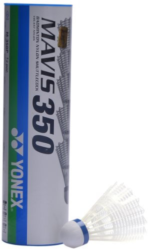 YONEX Mavis 350 Mittelrohr Federbälle, Mavis 350 Blue Cap, gelb, M