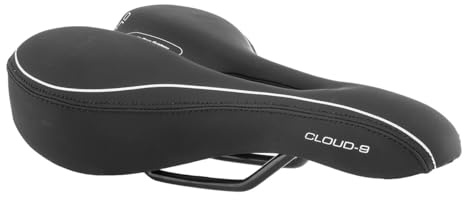 Sunlite Cloud-9, Bicycle Non-suspension Sport Saddle, Sport Select Mens, Black