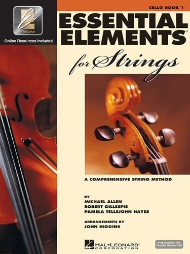 Essential Elements 2000 for Strings, Cello Book 1: A Comprehensive String Method [With CD and DVD] (Essential Elements for Strings) by Allen, Michael, Gillespie, Robert, Hayes, Pamela Tellejohn (2002) Paperback