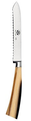 Coltellerie Berti Coltello Da Pomodoro Forgiato Cornotech Marrone