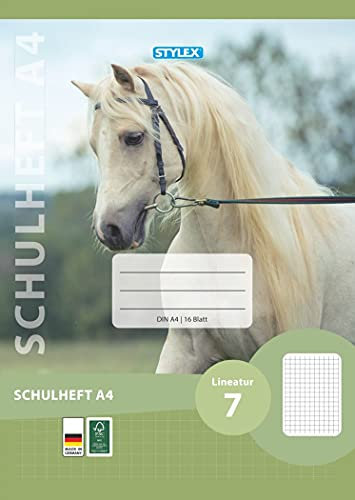 Stylex 29807 Schulheft Din A4 mit Lineatur 7