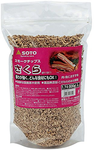 SOTO st-1311 Sakura Sitz Außerhalb der Hitze Smoked Smoke Chips
