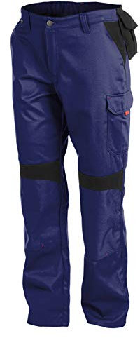 KÜBLER Workwear KÜBLER INNO Plus Arbeitshose blau, Größe 46, Herren-Arbeitshose aus Mischgewebe, Arbeitshose mit Knieschutztaschen nach EN 14404, leichte Arbeitshose