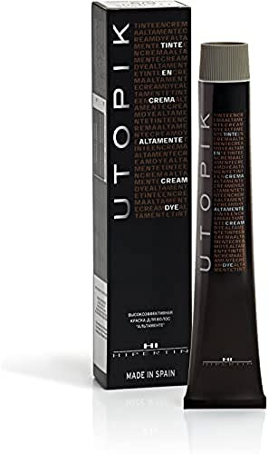 TINTE COLORACIÓN PERMANENTE UTOPIK 7/43 RUBIO COBRIZO DORADO - 60 ML