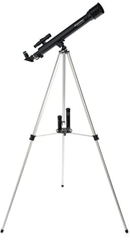 Celestron 21039 PowerSeeker 50AZ: telescopio refractor, apertura de 50 mm, negro